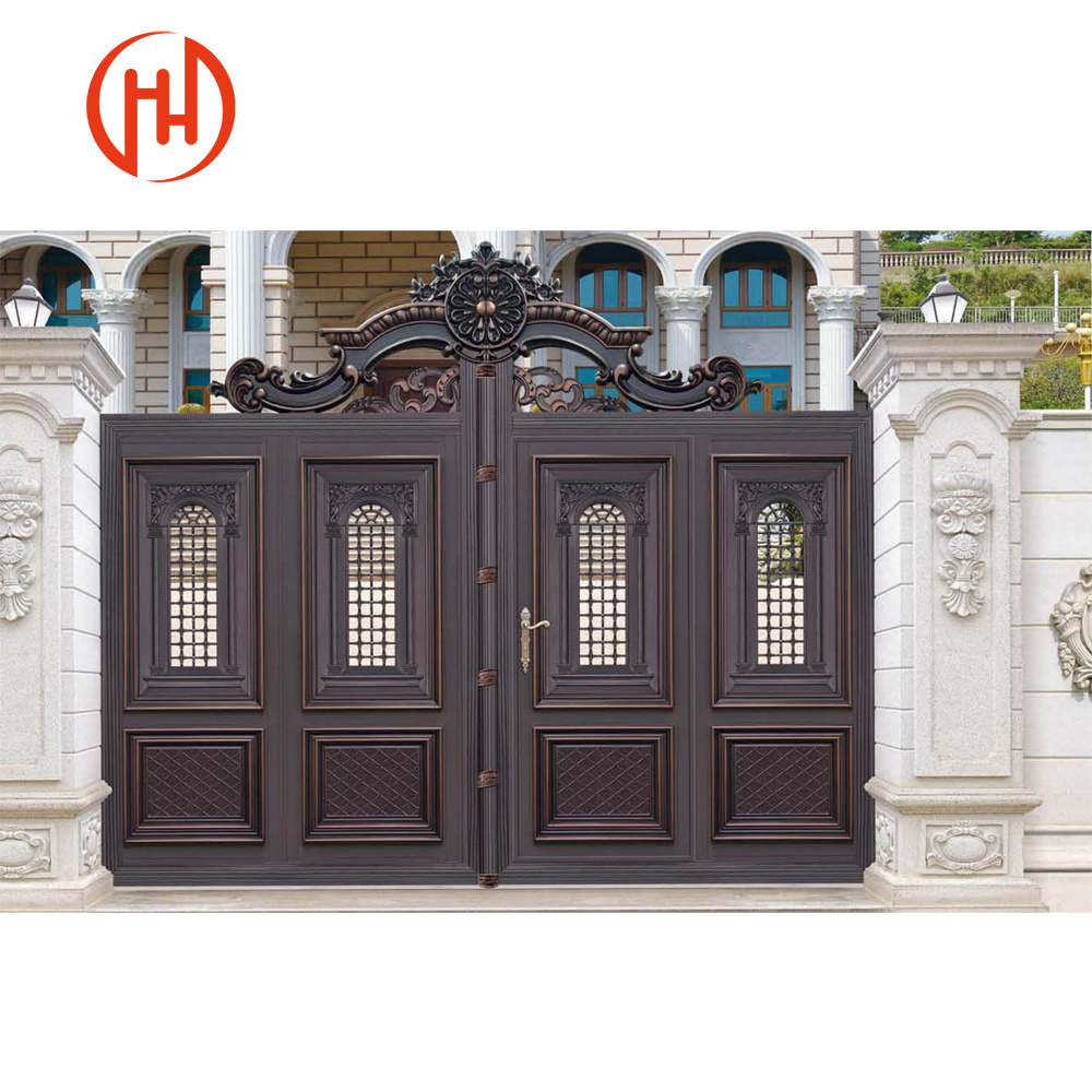 Wholesale Black Color Aluminum Garden Gate/Farm Gate/Garage Door