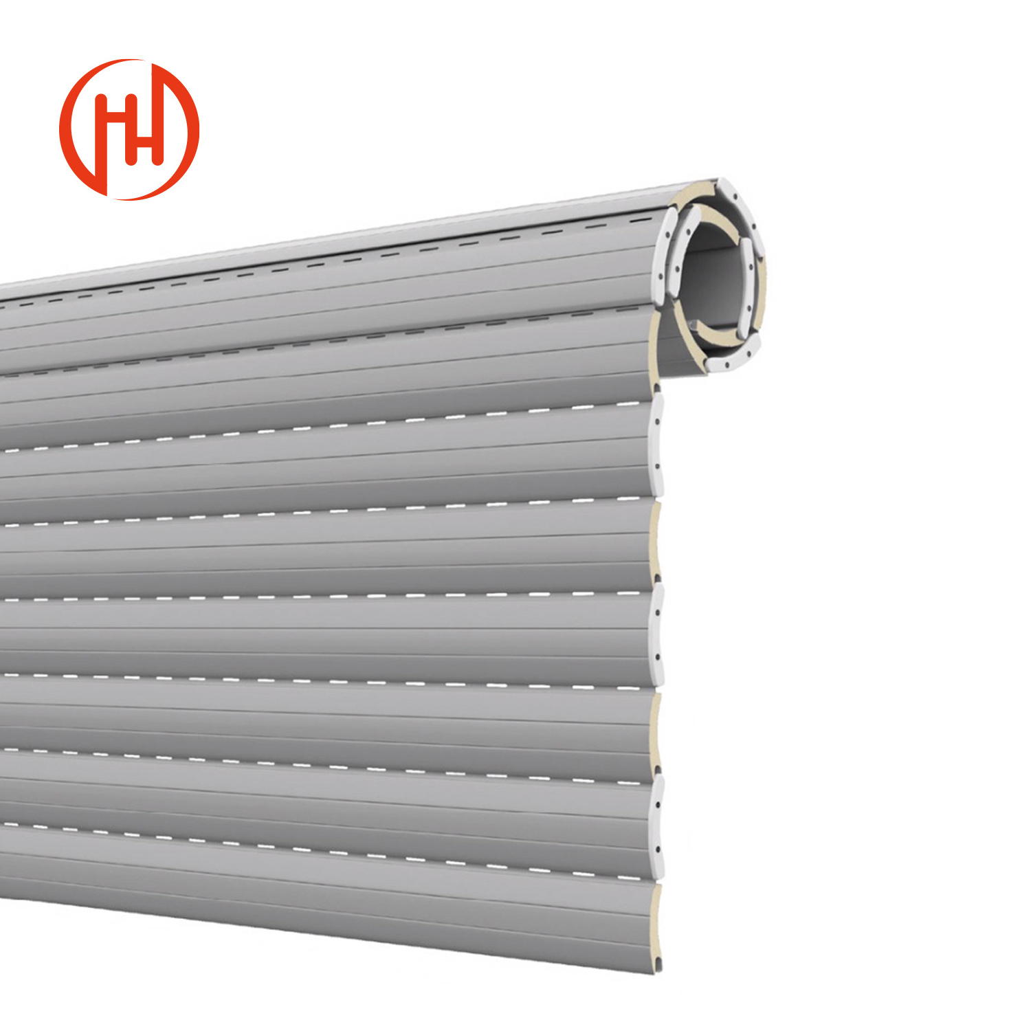 aluminium automatic electric window insulated roller shutter with anti-wind rolling door series roller shutter window