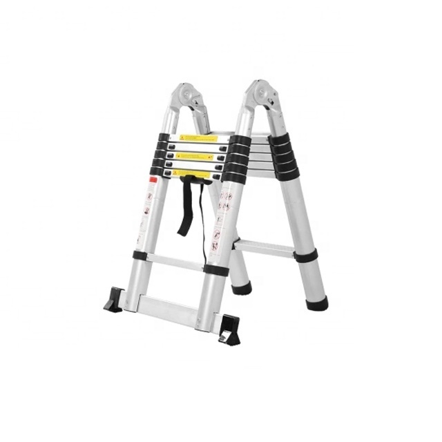 Europe Standard 4x5 Step Foldable Hinge EN 131 Movable Aluminum Multipurpose Ladder