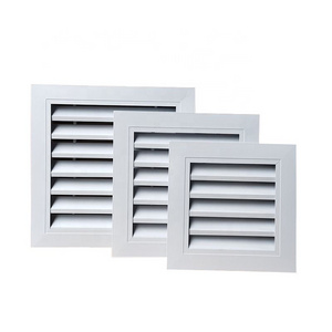 Wholesale Ventilation Grill Aluminum Glass Shutters Blades Louvre Window With Insect Screen for HVAC