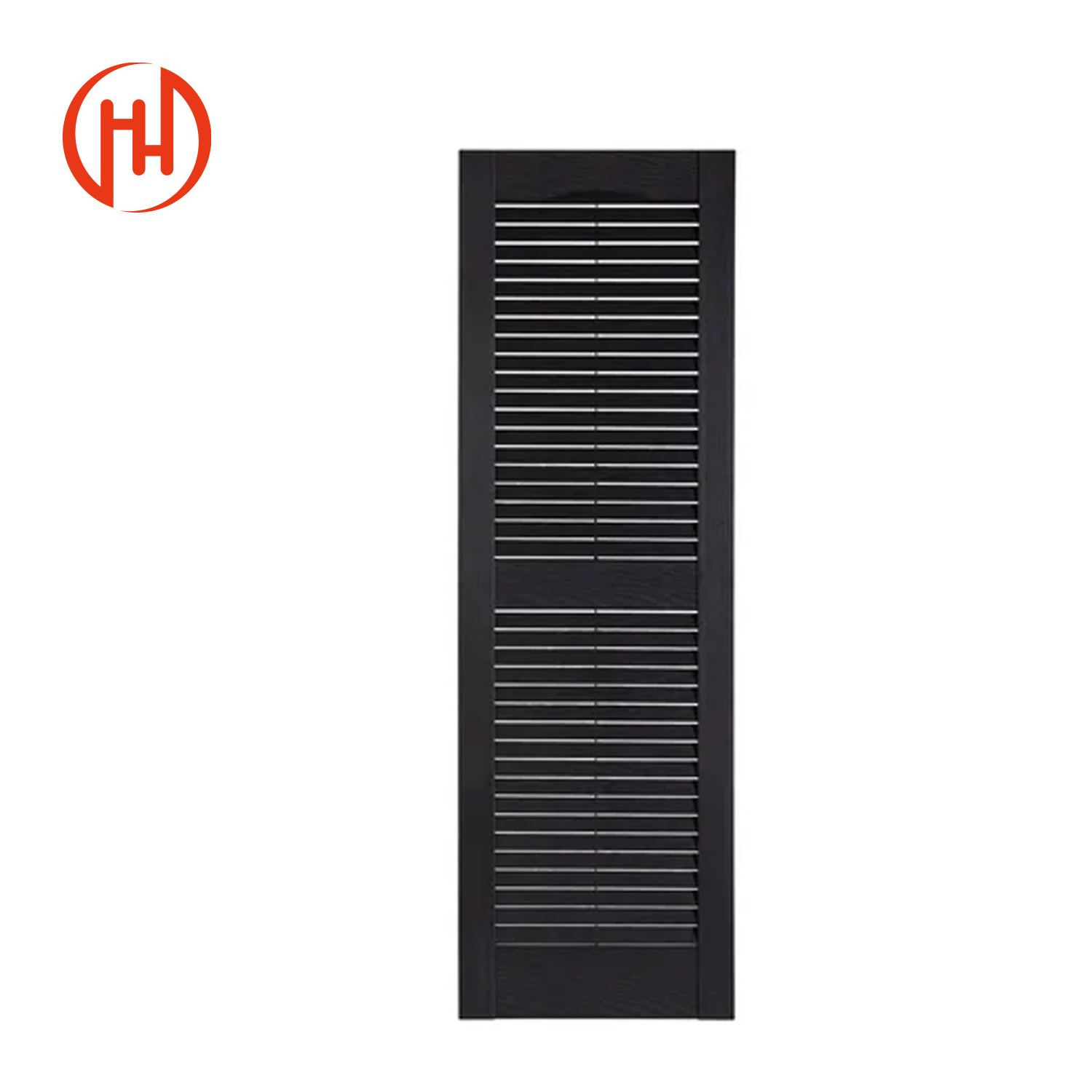 Powder Coated Vertical Exterior Decoration  Aluminum Blade Metal Fix Louver