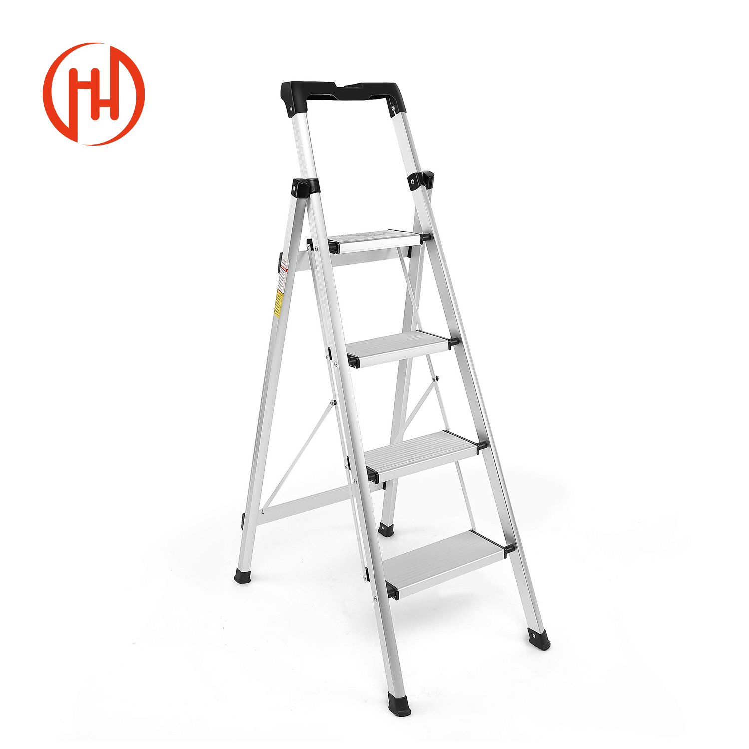 For building construction Approvable Aluminium Straight Telescopic Ladder with Spacing to Protect The Fingers