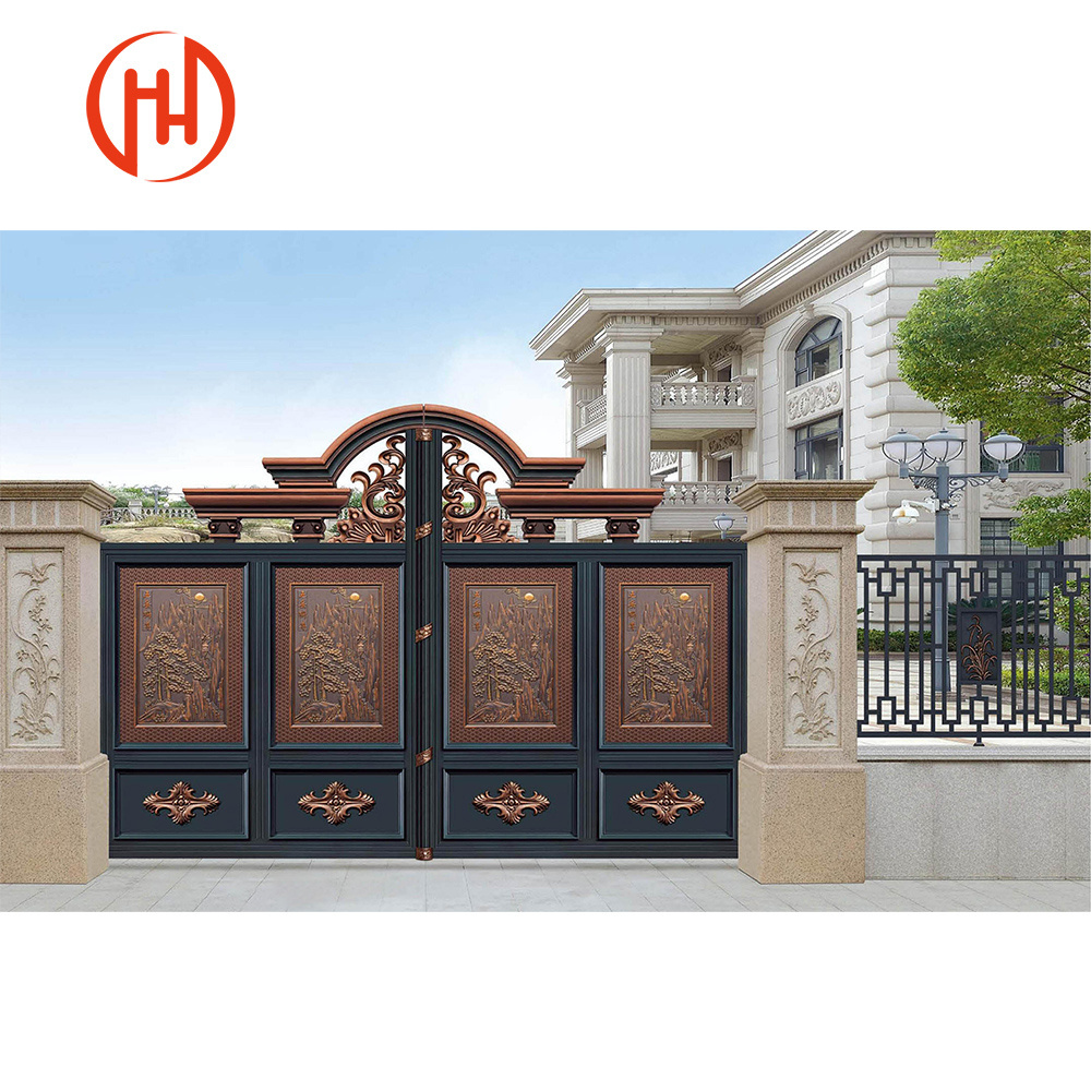 Wholesale Black Color Aluminum Garden Gate/Farm Gate/Garage Door