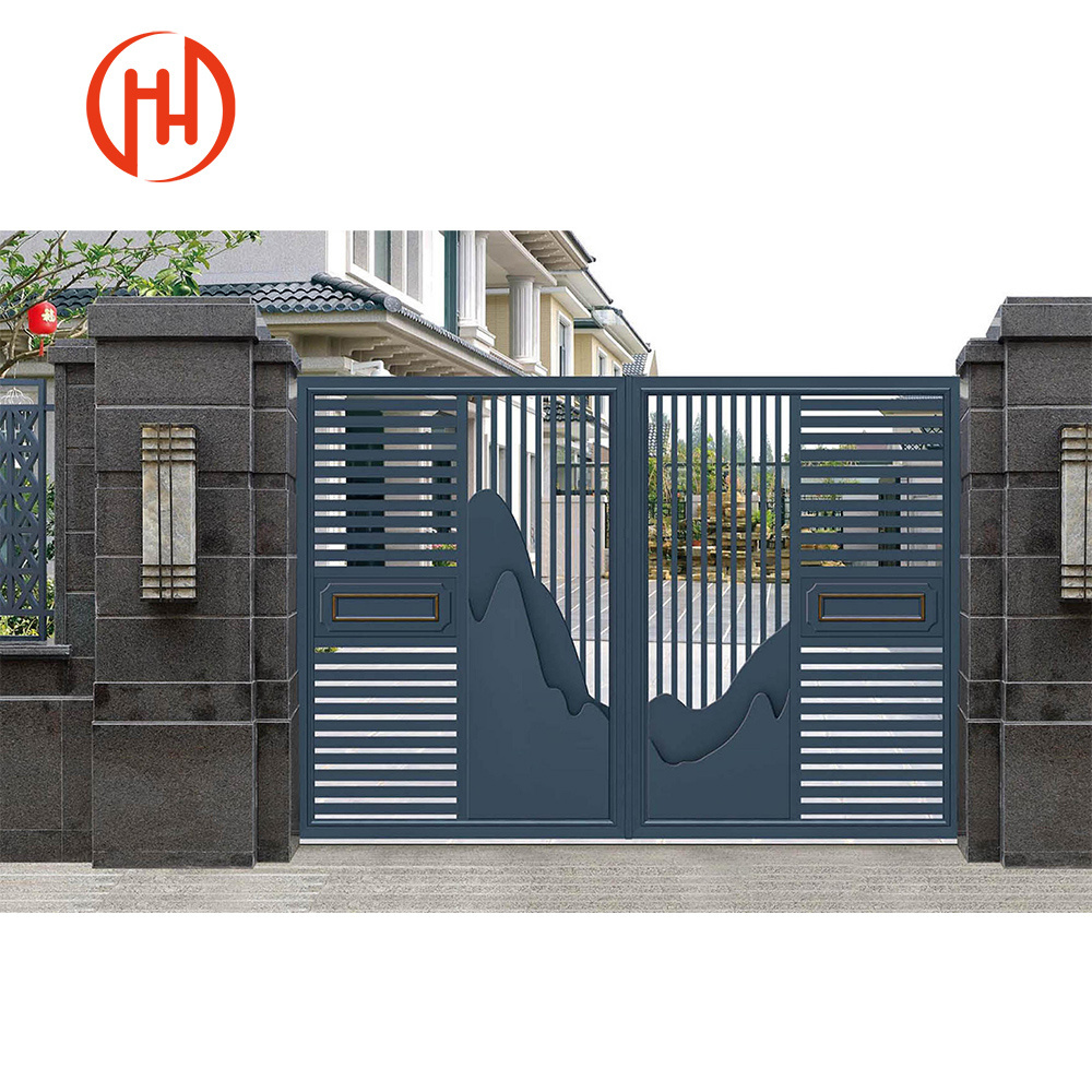 Wholesale Black Color Aluminum Garden Gate/Farm Gate/Garage Door