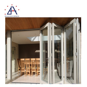 Bulk bifold doors aluminium folding patio exterior aluminum bi folding glass door accordion doors