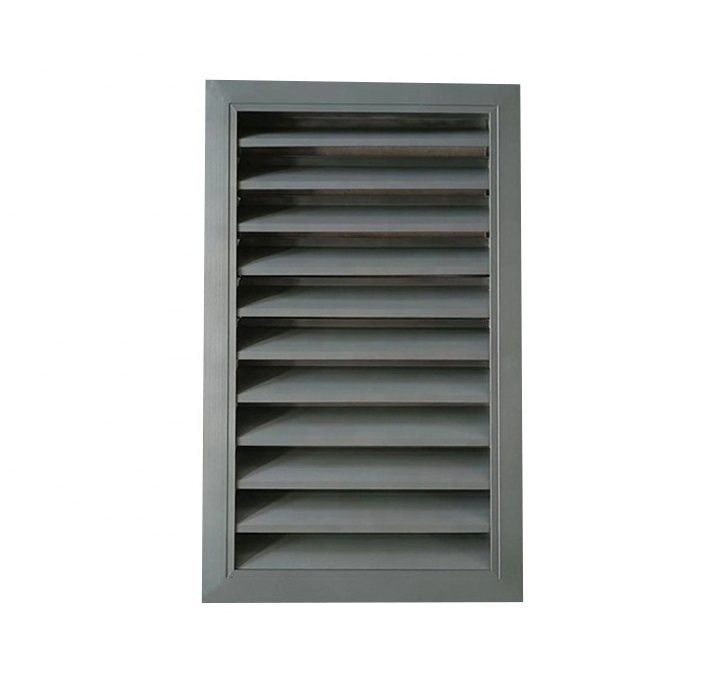 Wholesale Ventilation Grill Aluminum Glass Shutters Blades Louvre Window With Insect Screen for HVAC