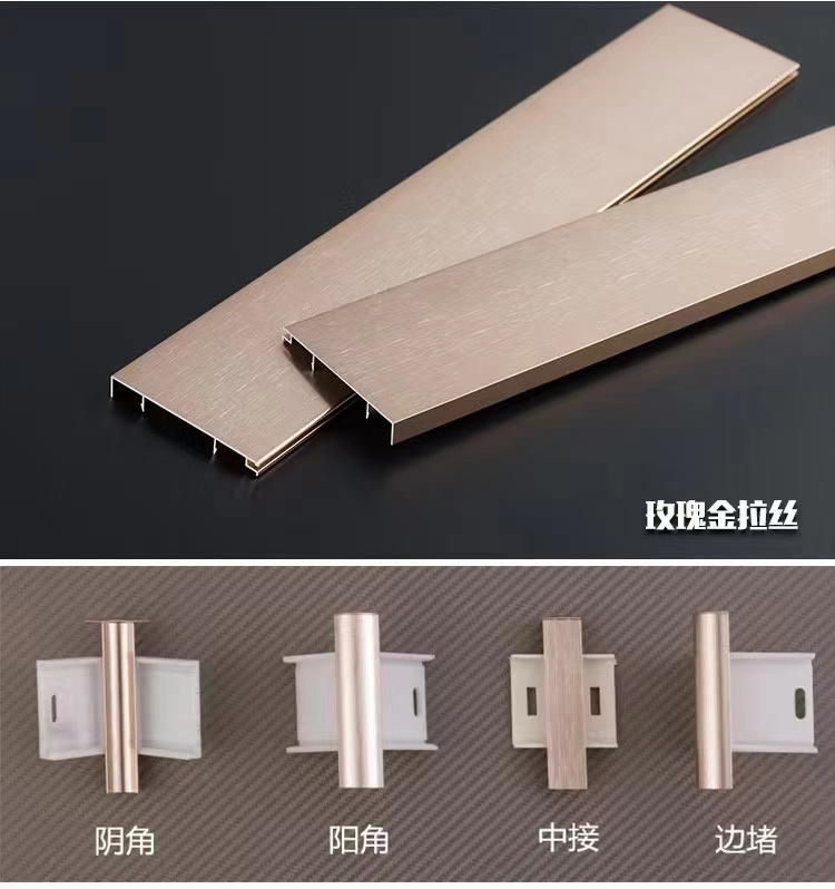 Foshan Tile Trims Factory Customized Metal L Shape Aluminum Corner Tile Edge Trim