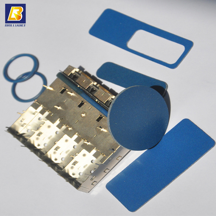 Silicone Gasket Seal Custom-made Silicone for emi shielding,die cutting electrically conductive solid silicone gaskets