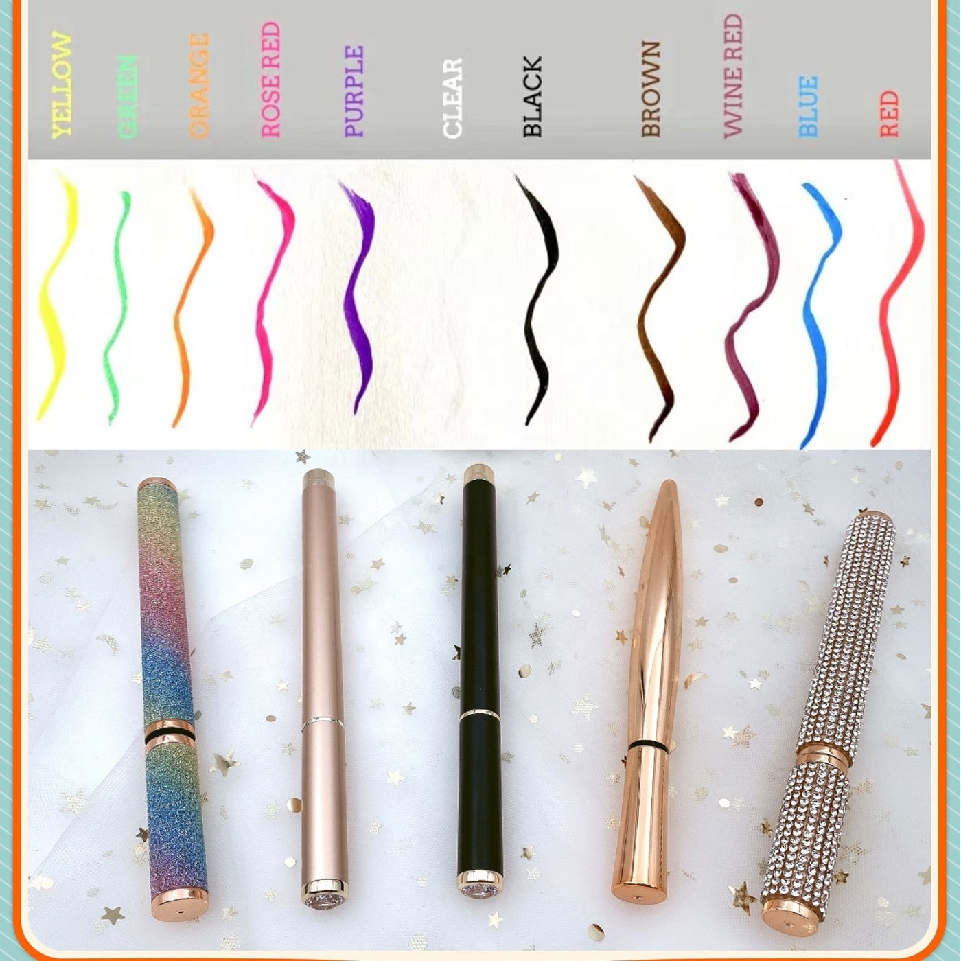 Super strong long lasting eyelash eyeliner waterproof magnetic eyeliner glue pen