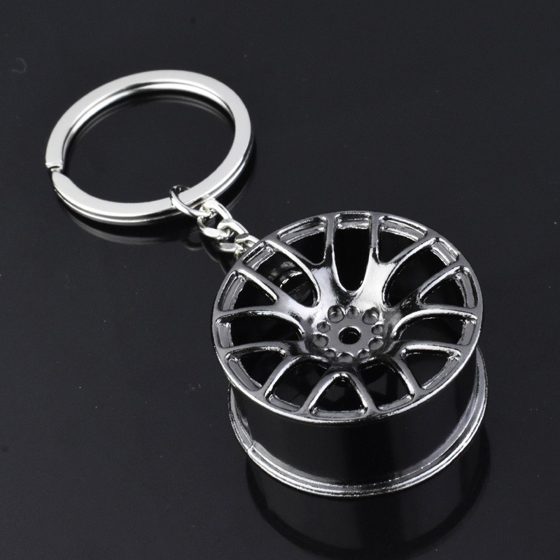 Custom Key Chain Metal Turbo Keychain  Zinc Alloy Gearbox Keychain Wholesale Creative Car Part Keychain