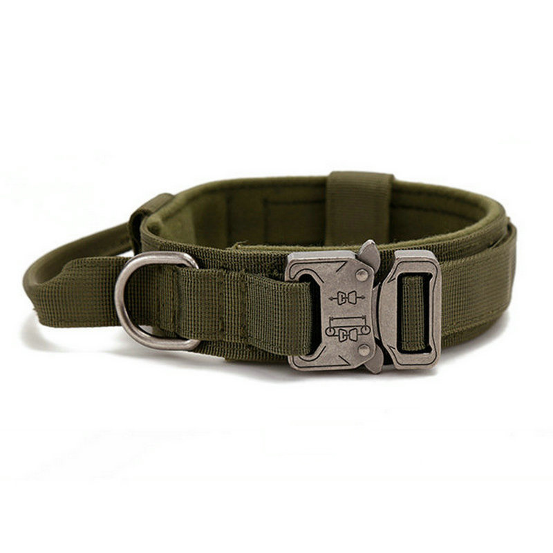 Wholesale Training Dog Collar Nylon OEM Adjustable Heavy Duty Pet Collars High Quality Tactical Dog Collar