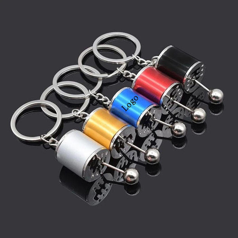 Custom Key Chain Metal Turbo Keychain  Zinc Alloy Gearbox Keychain Wholesale Creative Car Part Keychain