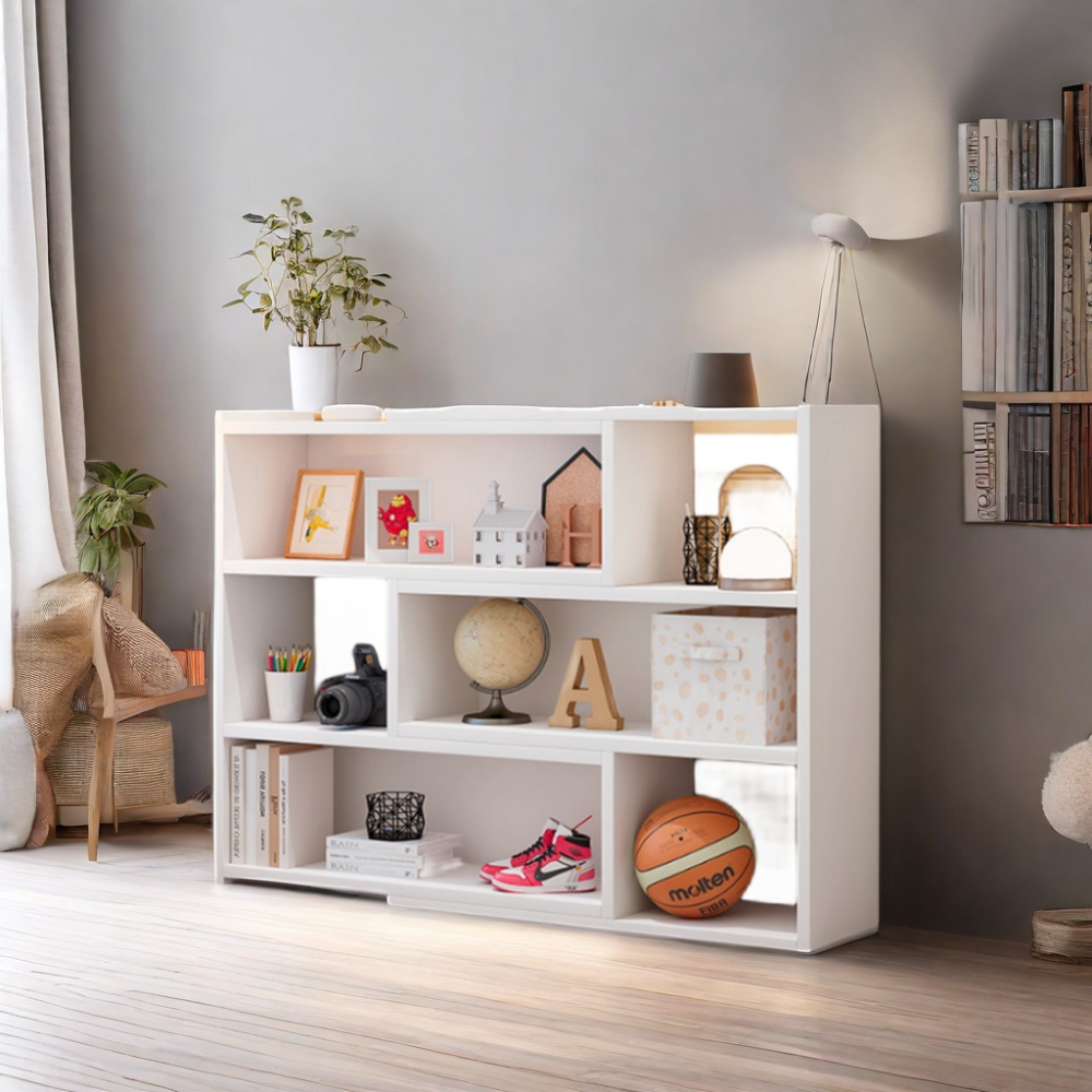 High Quality Modern Open Elegant And Functional Bookcase With 3 Shelves For Living Room