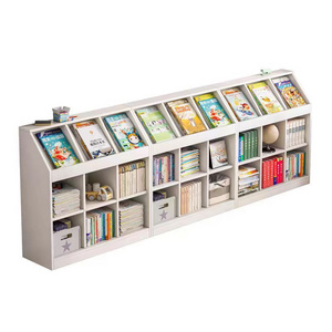 Hot Selling Children Books Toys Storage Shelf And Storage Cabinet Bookcase For Classroom