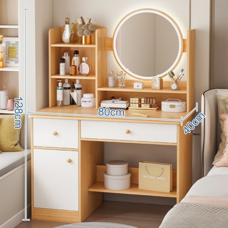 Hot Selling Japanese Style Simple And Modern Multifunctional Dresser With Mirror For Bedroom