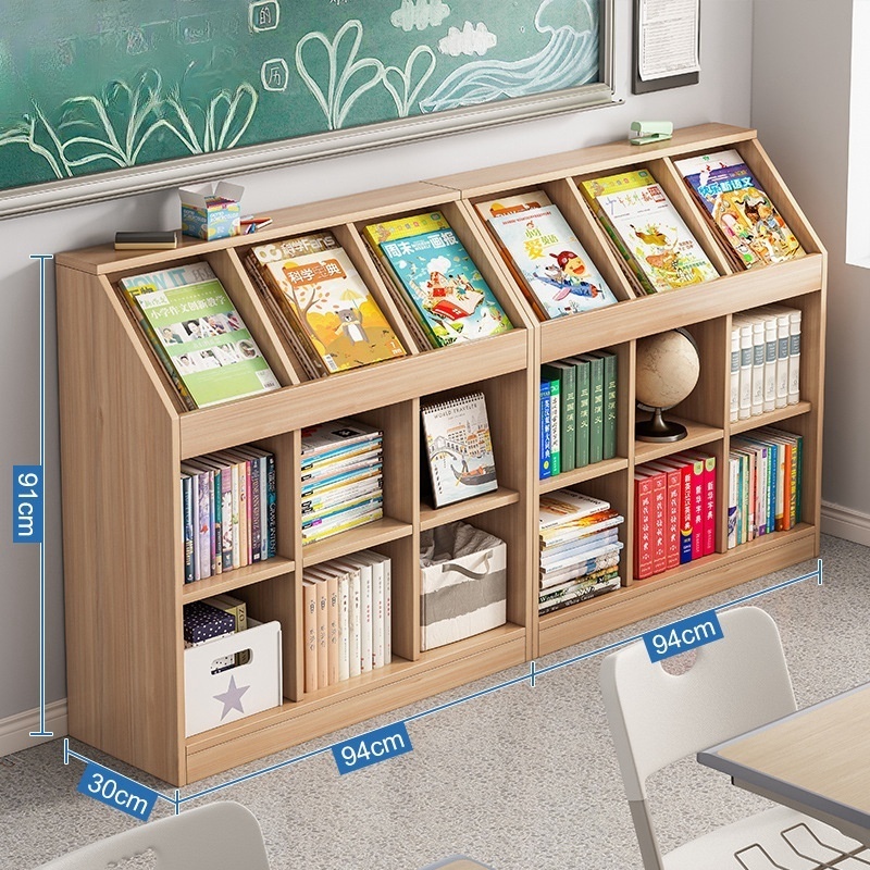 Hot Selling Children Books Toys Storage Shelf And Storage Cabinet Bookcase For Classroom