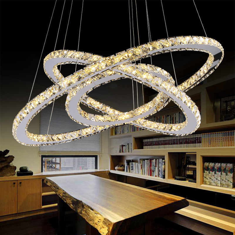 Led Modern Crystal Chandeliers Ceiling Lighting Fixture Adjustable Living Room Lights Chandelier Modern Chandelier Dining