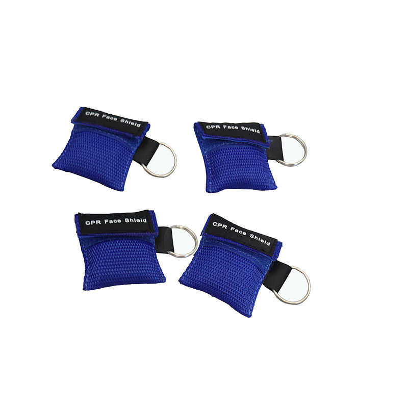 Wholesale Disposable Mini CPR Life Key/CPR Face Shield/CPR Mask Keychain One Way Valve