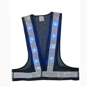 cinturon reflective High Light LED Flashing Safety Reflective Vest with 16 Led Light for women men