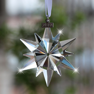 K9 Crystal Star Pendant  Christmas Ornament crystal snowflake