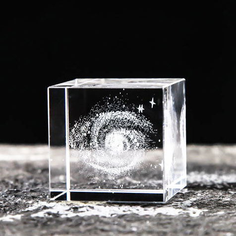 K9 crystal cube 3d laser crystal paperweight