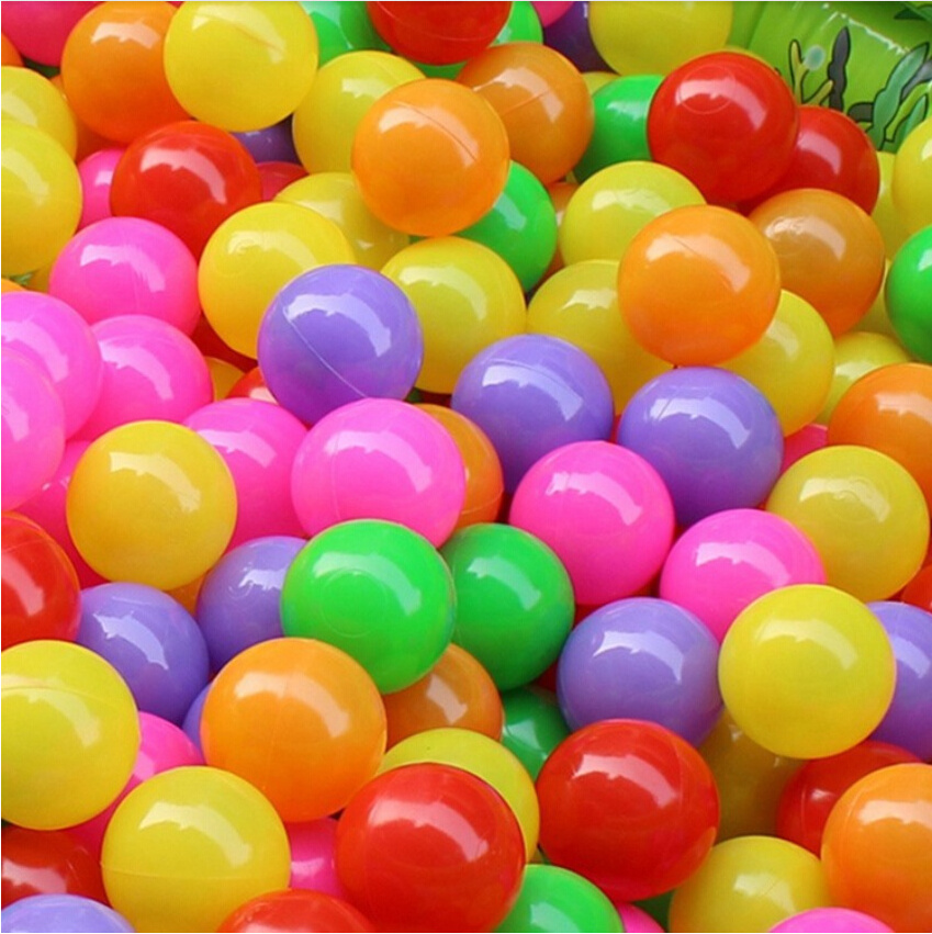 Wholesale 100pcs/lot Colorful Soft Plastic Ball Pit Balls Pool Toys Ball Toys