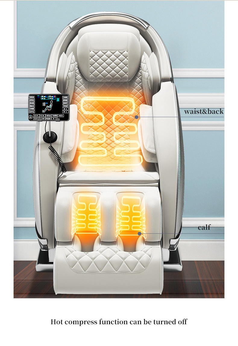 Guoheng  body detection sl zero gravity massage chair big size  brand programme with heating pad and lcd