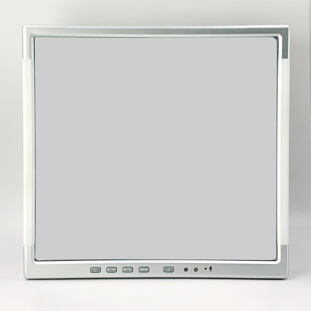 Shower bath room mirror  Radio with wireless speaker and LED clock light