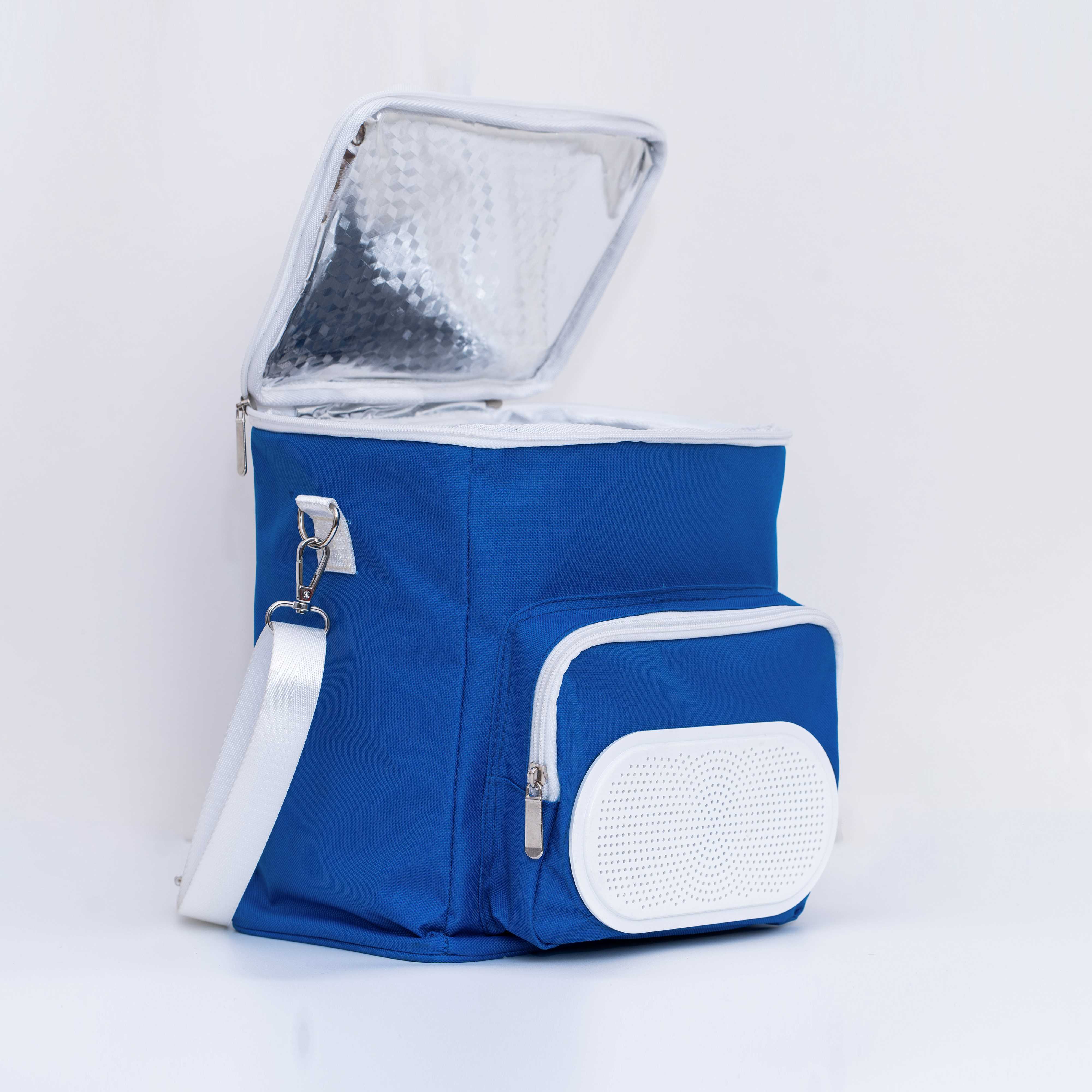 Cooler bag to keep cold and warm drink outdoor use with wireless speaker