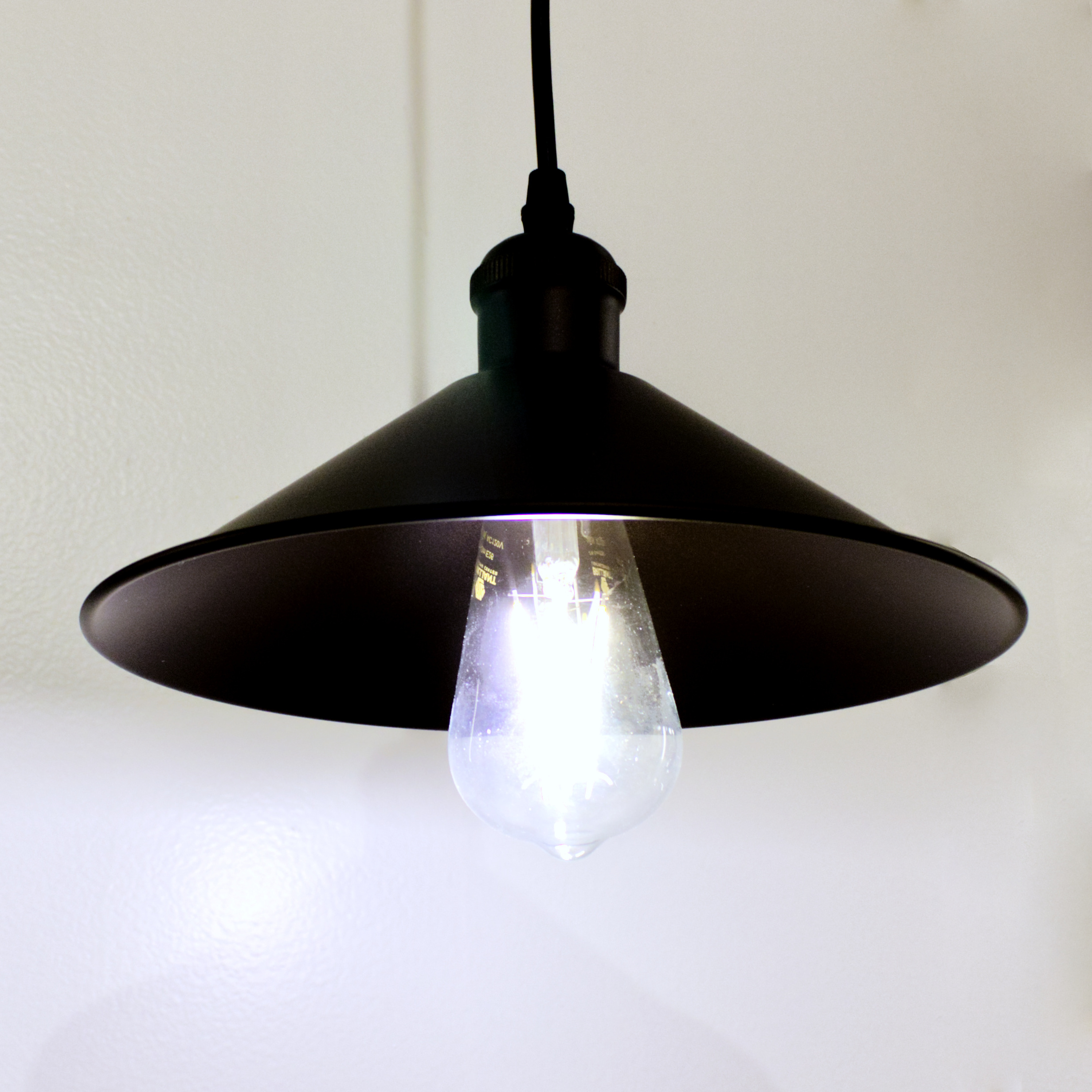 Most Affordable Designer Black Flare Industrial Medium Base Pendant Lights for Home Lighting Decoration at Best Prices