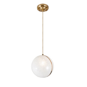 High Quality Modern Uptown Brass Pendant Light with Crushed Glass for Stylish Lighting Options at Best Prices