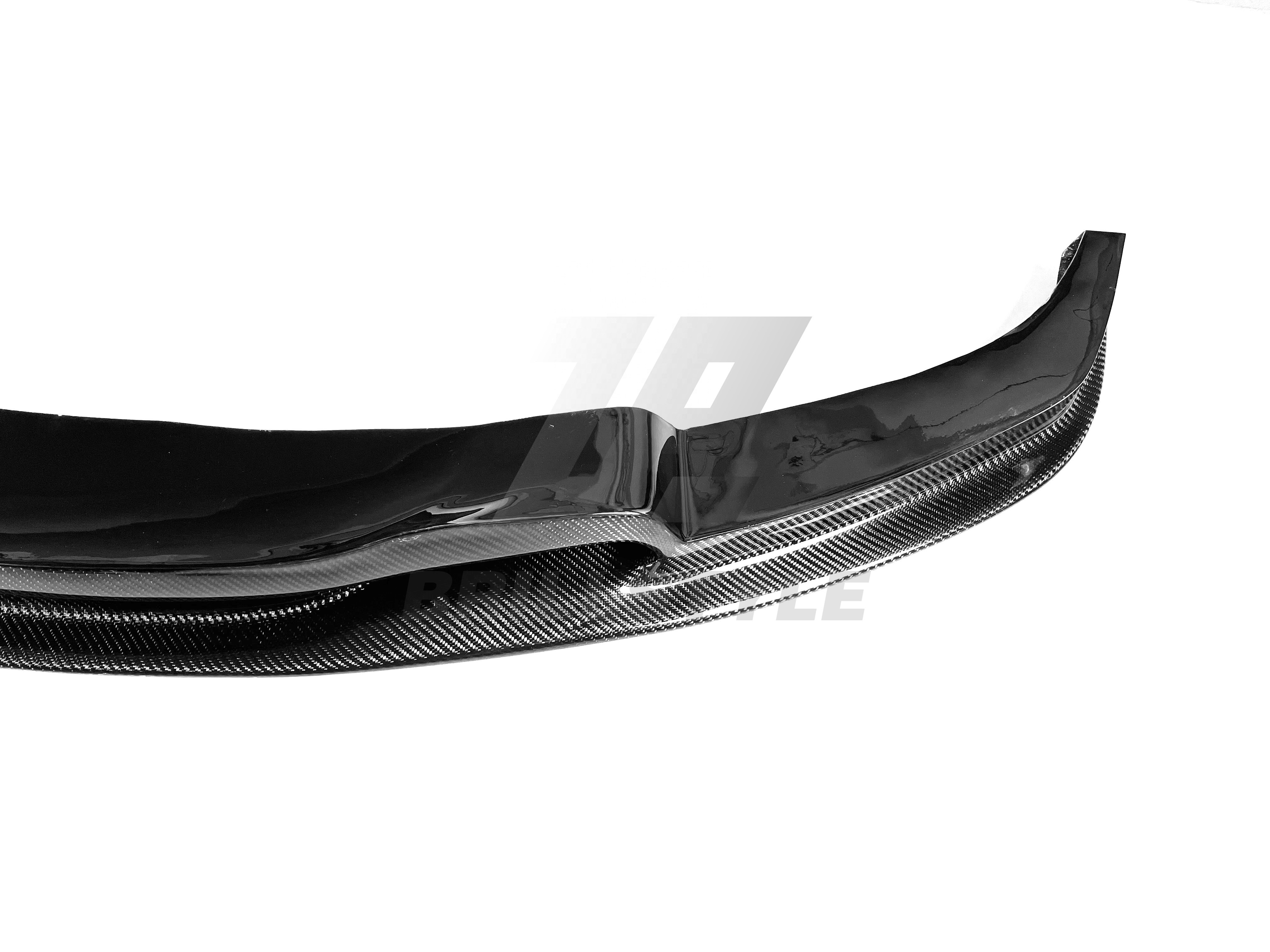 For BMW F30 F31 M Sport VRS Style Carbon Fiber Front Bumper Lip Splitter 2012-2018