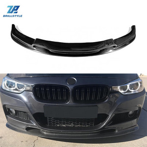 For BMW F30 F31 M Sport VRS Style Carbon Fiber Front Bumper Lip Splitter 2012-2018