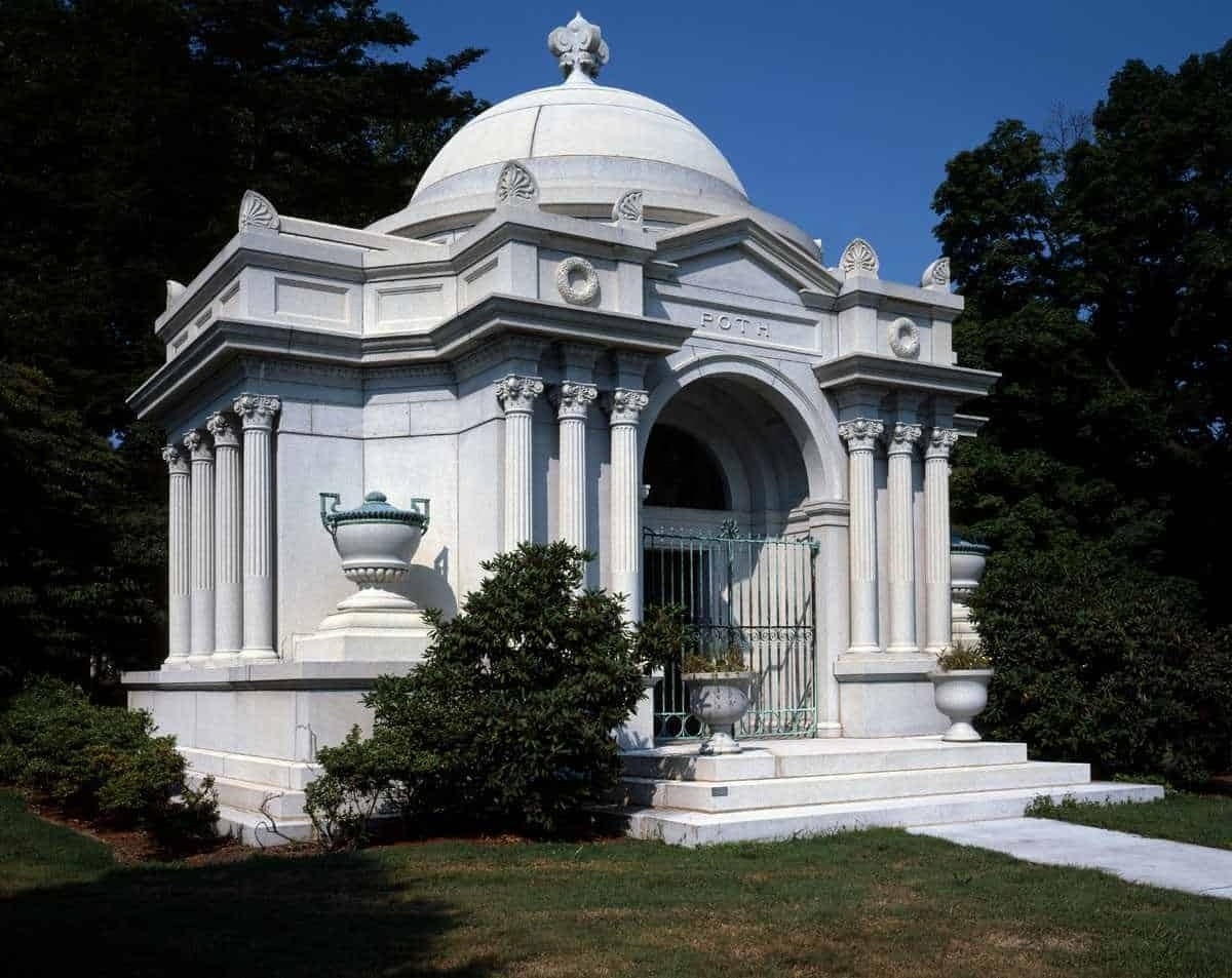 Luxury Design Marble Granite Crypt Mausoleum Headstone