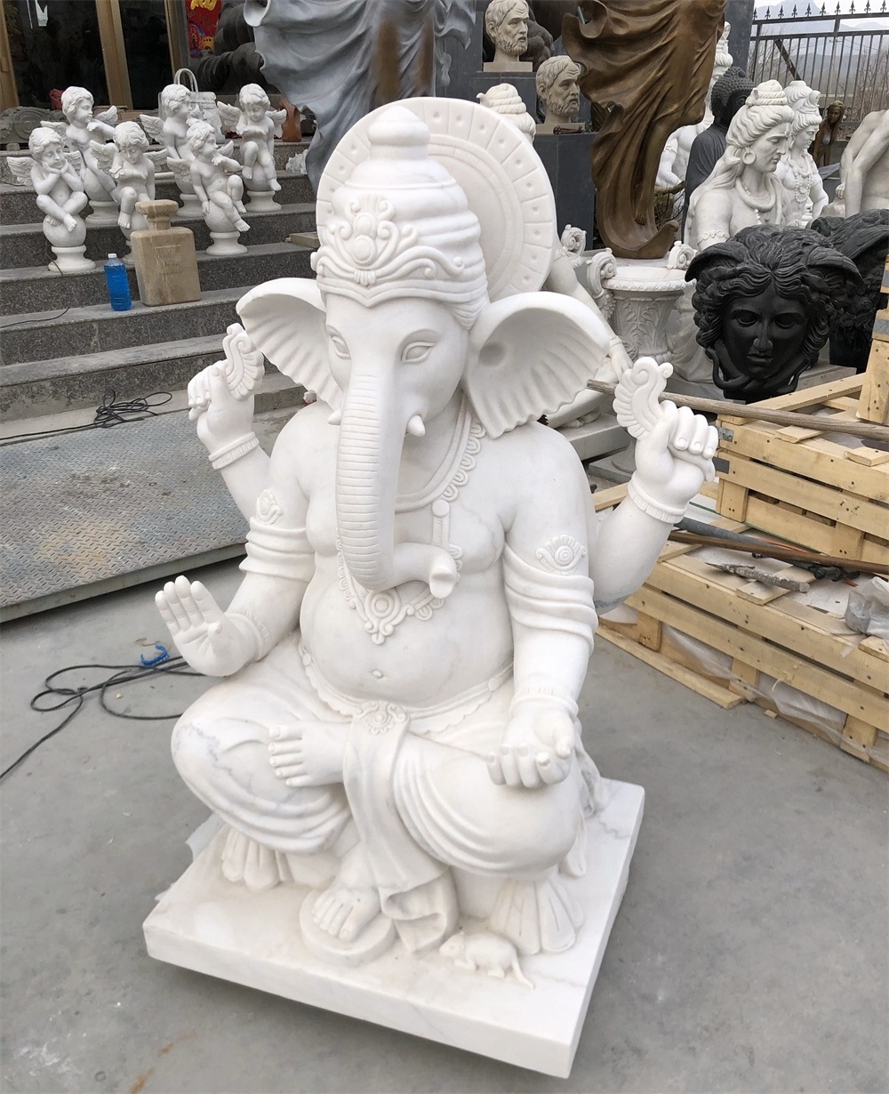 Guaranteed Quality Customized Size Villa Decoration Ganesh Statue Molds for Sale Modern Indian Ganesh Statue