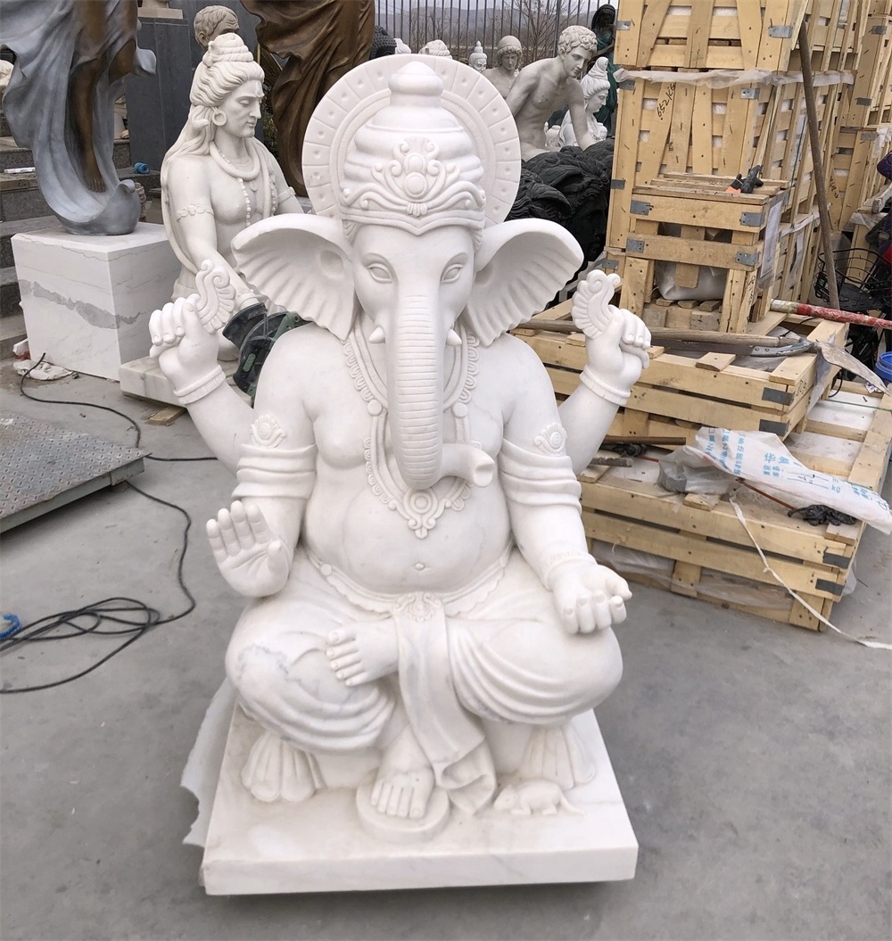 Guaranteed Quality Customized Size Villa Decoration Ganesh Statue Molds for Sale Modern Indian Ganesh Statue