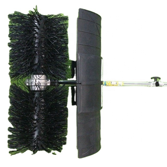 Artificial turf outdoor road street lawn sweeper hand push lawn combing brush machine