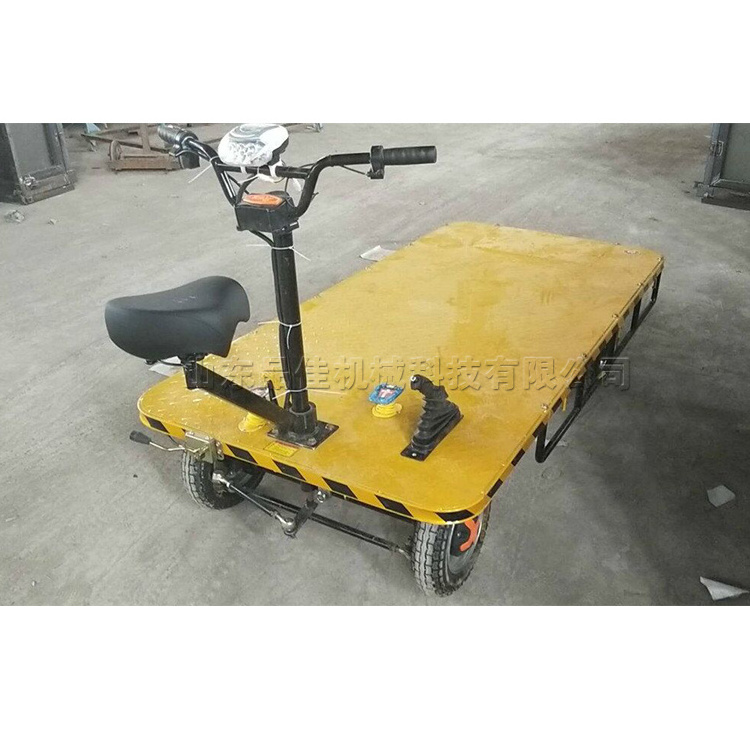 Railroad construction flatbed truck Four-wheeled 220v Environmentally friendly electric handling trolley