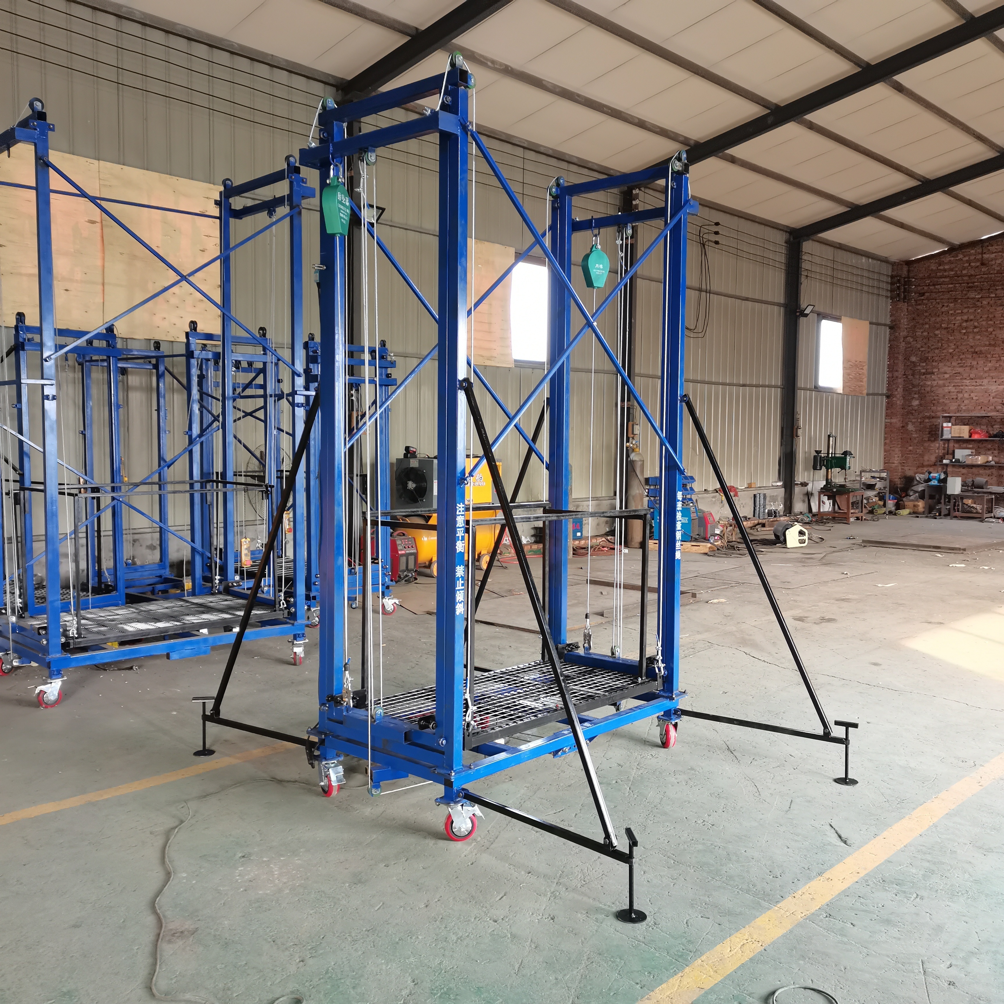 200-500KG electric scaffolding lift/portable electric scaffolding for construction and decoration