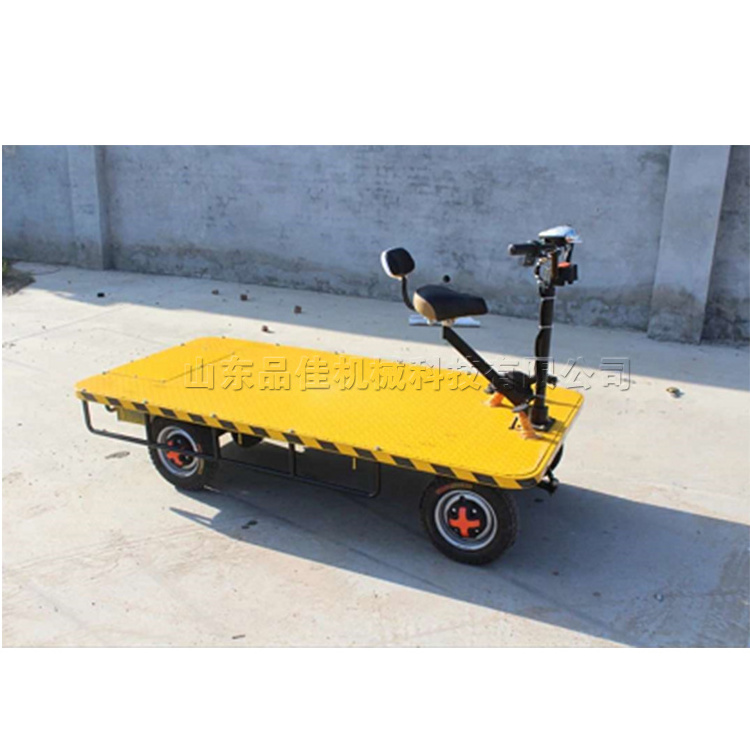 Railroad construction flatbed truck Four-wheeled 220v Environmentally friendly electric handling trolley