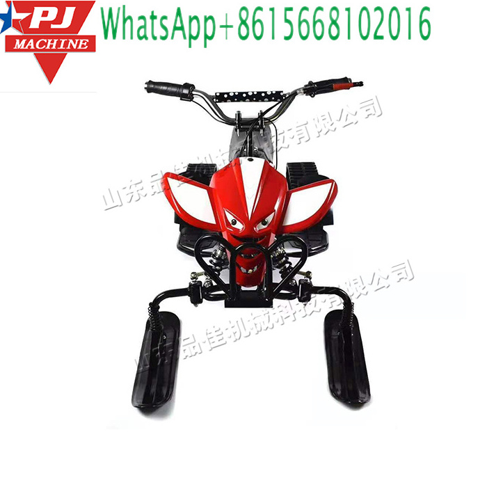 Children's playground snowmobile Playground snowmobile Ski resort small snowmobile