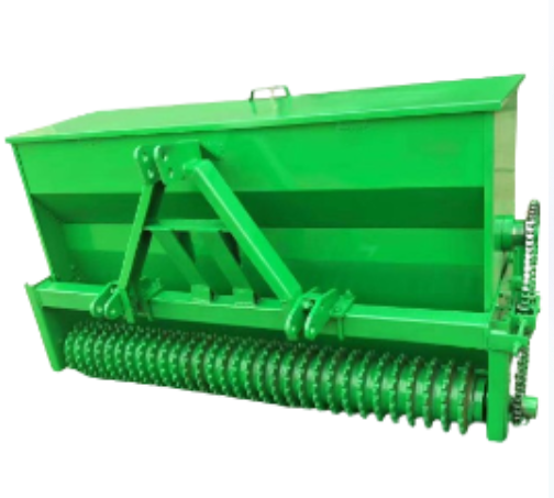 Tractor-pulled grass seed planter suitable for various ground conditions. Seed planter for sale.