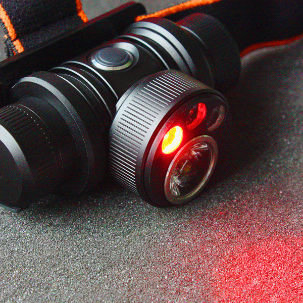 600lm rechargeable  magnetic micro USB plug Three colors hunting flashlight outdoor LED headlamps