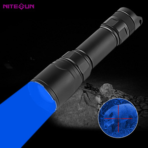 high hunting HT09 spot light power torch predator hunting light blue night vision ir flashlight