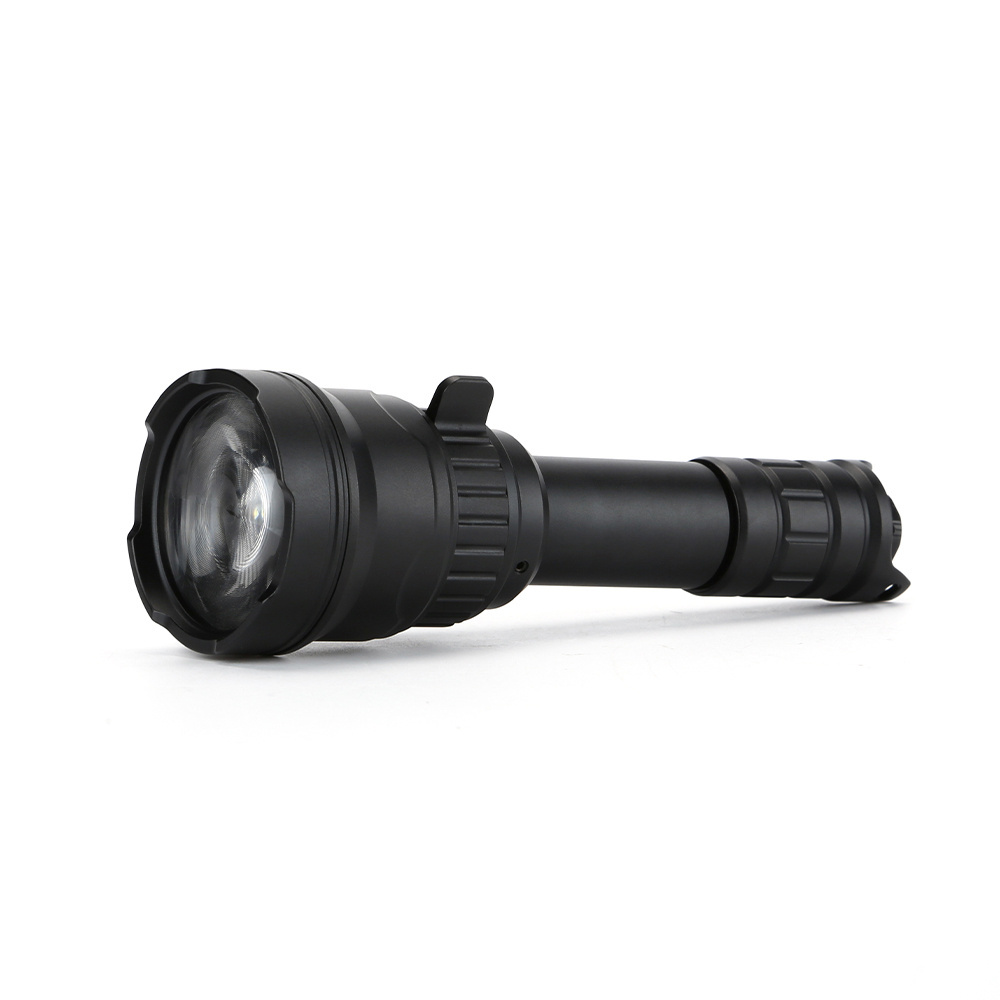 Top Selling Black Flashlight Zoom Premium Tactical Led Hunting Flashlight 18650 battery Rechargeable Torch