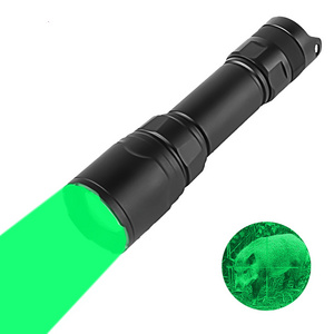 Nitesun zoomable HT09 green color hunting light torch rechargeable led light outdoor IP68 waterproof flashlight lamp