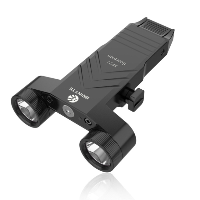 Brinyte High Quality Double Heads Light Instantaneous Lighting Tactical Linternas  Flashlights Torches