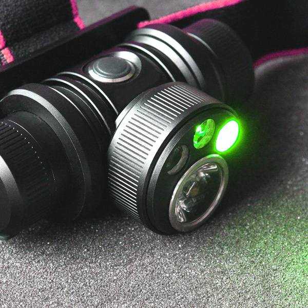 600lm rechargeable  magnetic micro USB plug Three colors hunting flashlight outdoor LED headlamps