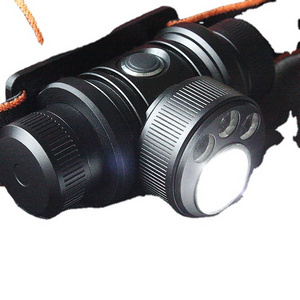 Red White Green Blue Light LED Waterproof Headlamps Outdoor Headlight Rechargeable four colors huniting head torch