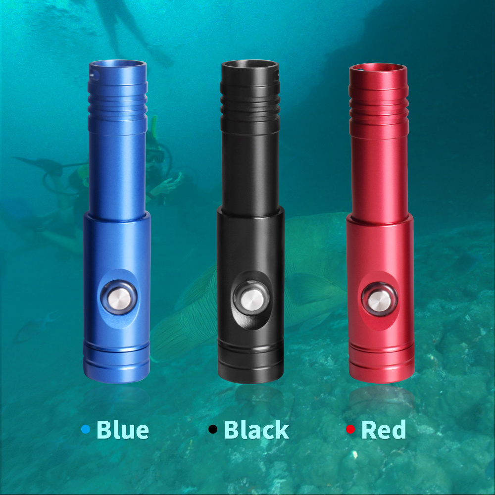 1000 Lumen IP68 Aluminium Underwater Diving Lamp Handheld Spearfish Led Torch Rechargeable Lantern Waterproof Light Flashlight